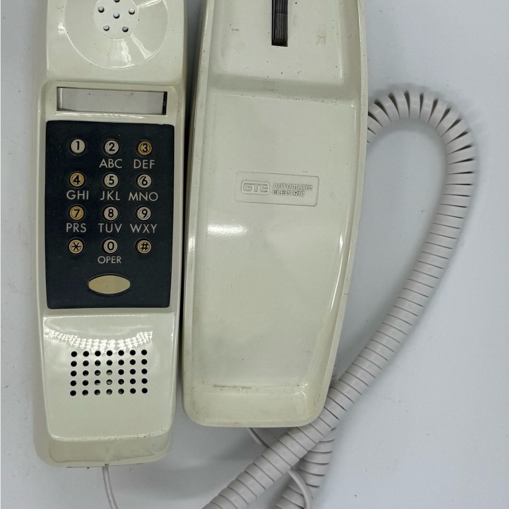 Vintage 1976 GTE AE 980 StyleLine‎ Small Button Phone Works New Cord. - Picture 5 of 8